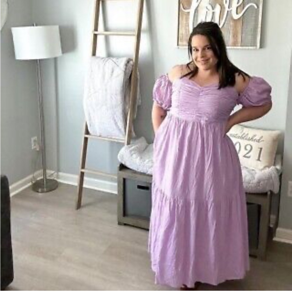 UNIVERSAL THREAD💜NWT SHORT SLEEVE LONG DRESS